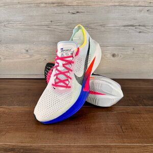 Nike ZoomX VaporFly Next% 3 Multi Color Mens Sz 9.5 Hyper Pink Black HQ3219 902